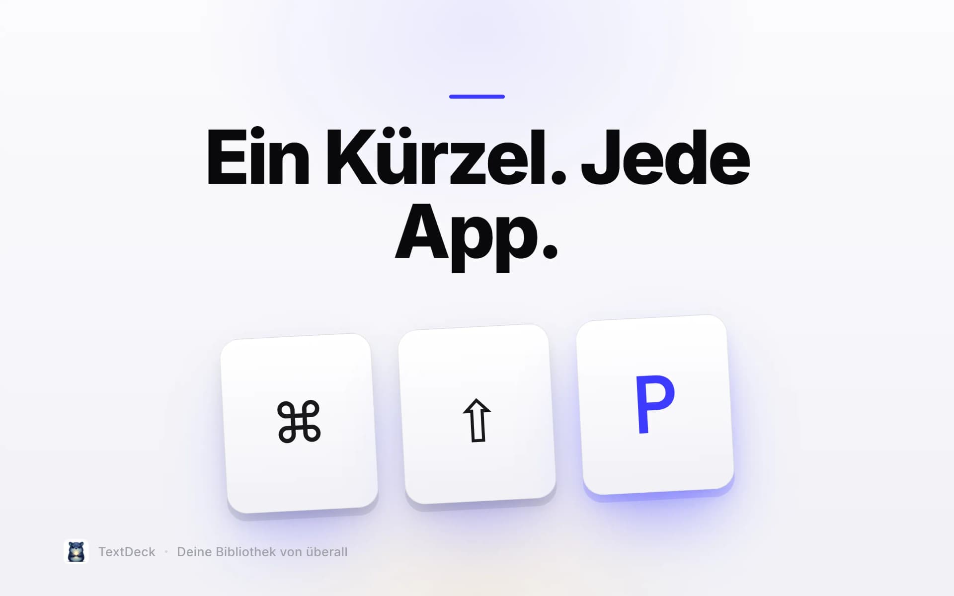 TextDeck Quick Access panel, opened by hotkey