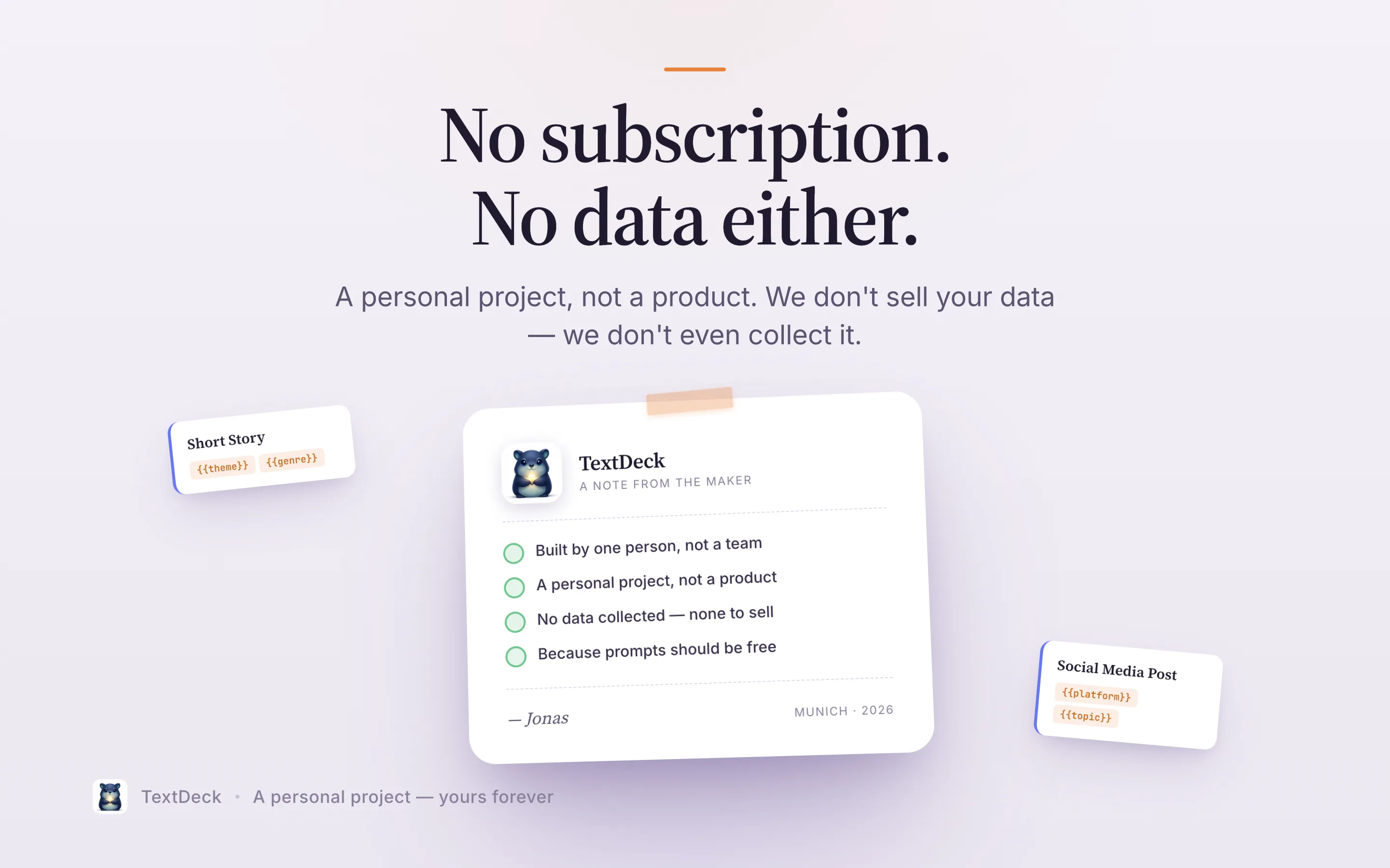 TextDeck is free